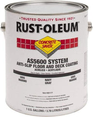 Rust-Oleum - 1 Gal Navy Gray Gloss Finish Antislip Coating - 60 to 70 Sq Ft per Gal, Interior/Exterior - Makers Industrial Supply