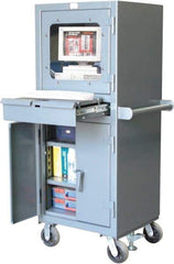 Strong Hold - Computer Cabinets Type: Mobile Computer Cabinet Width (Inch): 26 - Makers Industrial Supply