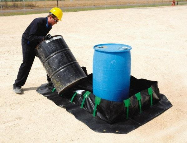 UltraTech - 2,992 Gal Copolymer 2000 Ultra-Spill Berm - 1' High x 10' Wide x 40" Long - Makers Industrial Supply