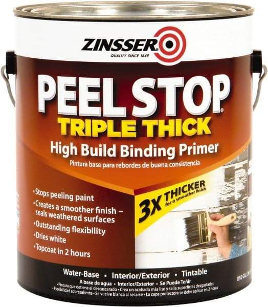 Rust-Oleum - 1 Gal White Peel Stop Primer - 50 to 200 Sq Ft Coverage, <100 gL Content, Quick Drying, Interior/Exterior - Makers Industrial Supply