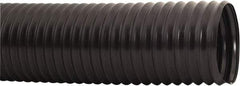 Hi-Tech Duravent - 4" ID, 1.5 Hg Vac Rating, 1 psi, PVC Vacuum & Duct Hose - 10' Long, Black, 1.26" Bend Radius, -20 to 165°F - Makers Industrial Supply