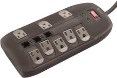 innovera - 8 Outlets, 120 Volts, 15 Amps, 6' Cord, Surge Power Outlet Strip - Floor Mount, 5-15R NEMA Configuration - Makers Industrial Supply