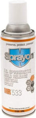 Sprayon - 12 Ounce Aerosol Can, Clear, General Purpose Mold Release - Food Grade, Silicone Composition - Makers Industrial Supply