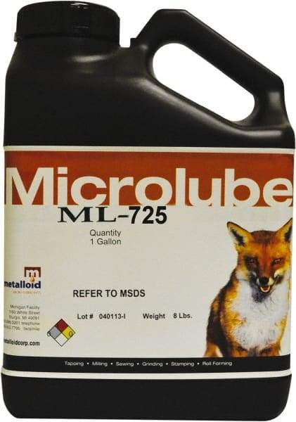 Metalloid - Microlubricant ML-725, 55 Gal Drum Cutting & Sawing Fluid - Straight Oil - Makers Industrial Supply