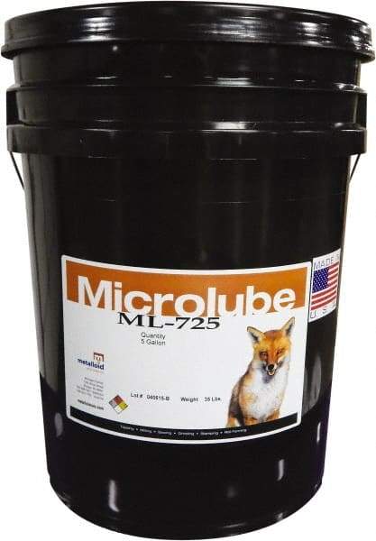 Metalloid - Microlubricant ML-725, 1 Gal Bottle Cutting & Sawing Fluid - Straight Oil - Makers Industrial Supply