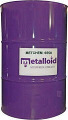 Metalloid - MetChem 6550, 55 Gal Drum Cutting Fluid - Synthetic - Makers Industrial Supply