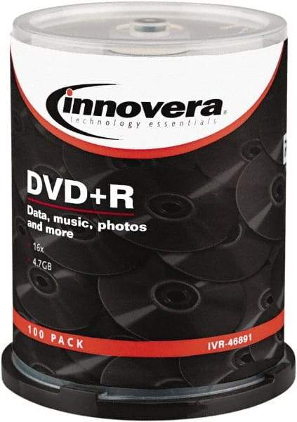 innovera - DVD+R Discs - Use with CD, DVD Drives - Makers Industrial Supply