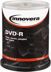 innovera - DVD-R Discs - Use with CD, DVD Drives - Makers Industrial Supply