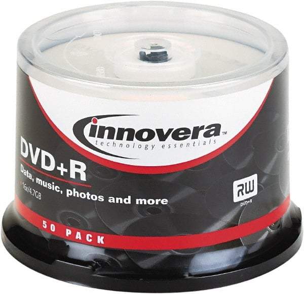 innovera - DVD+R Discs - Use with CD, DVD Drives - Makers Industrial Supply