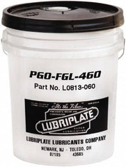 Lubriplate - 5 Gal Pail, Synthetic Gear Oil - 17°F to 443°F, 477 St Viscosity at 40°C, 83 St Viscosity at 100°C, ISO 460 - Makers Industrial Supply