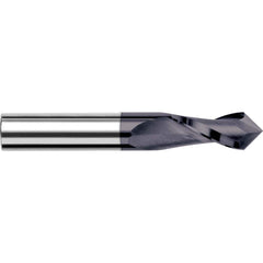 Harvey Tool - 3/32" Diam, 3/8" LOC, 2 Flute 90° Point Angle Solid Carbide Drill Mill - Exact Industrial Supply