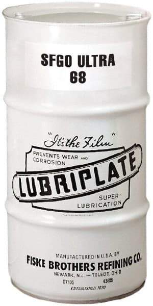 Lubriplate - 16 Gal Drum, ISO 68, SAE 30, Air Compressor Oil - 5°F to 395°, 325 Viscosity (SUS) at 100°F, 59 Viscosity (SUS) at 210°F - Makers Industrial Supply