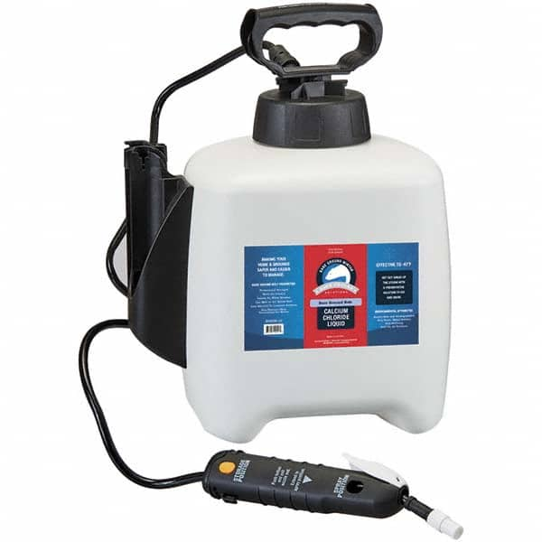 Bare Ground Solutions - 1 Gal Pump Spray Calcium Chloride Liquid - Effective to -20°F - Makers Industrial Supply