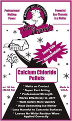 Bare Ground Solutions - 50 Lb Bag Calcium Chloride Pellets - Effective to -20°F - Makers Industrial Supply