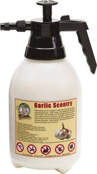 Bare Ground Solutions - Garlic Scentry Half Gallon Pre-loaded in Pump Sprayer to repel unwanted animals - Garlic Scentry harnesses the power of organics to fight insects and repel unwanted yard and garden pests. - Makers Industrial Supply