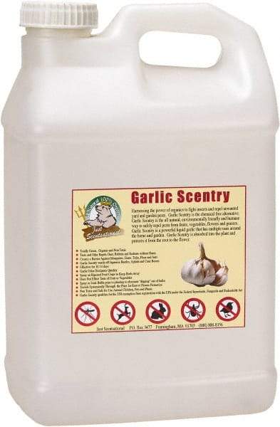 Bare Ground Solutions - Garlic Scentry 2.5 Gallon Bottle Ready to Use Premixed to repel unwanted animals - Garlic Scentry harnesses the power of organics to fight insects and repel unwanted yard and garden pests. - Makers Industrial Supply