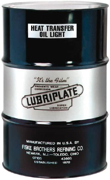 Lubriplate - 55 Gal Drum, Mineral Heat Transfer Oil - SAE 20, ISO 68, 9 cSt at 100°C, 60 cSt at 40°C - Makers Industrial Supply