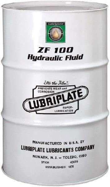 Lubriplate - 55 Gal Drum, Mineral Hydraulic Oil - SAE 30, ISO 100, 101.1 cSt at 40°C, 11.25 cSt at 100°C - Makers Industrial Supply