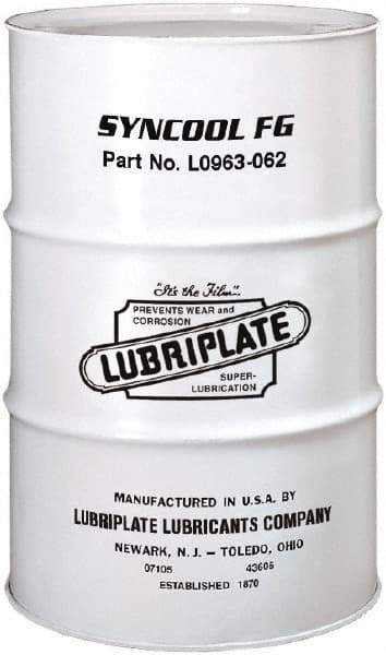 Lubriplate - 55 Gal Drum, ISO 46, SAE 20, Air Compressor Oil - 5°F to 430°, 41 Viscosity (cSt) at 40°C, 10 Viscosity (cSt) at 100°C - Makers Industrial Supply