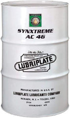 Lubriplate - 55 Gal Drum, ISO 46, SAE 20, Air Compressor Oil - 10°F to 427°, 46 Viscosity (cSt) at 40°C, 7 Viscosity (cSt) at 100°C - Makers Industrial Supply