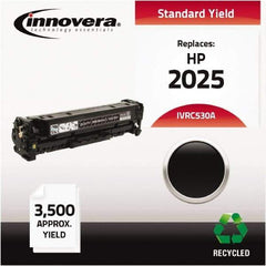 innovera - Black Toner Cartridge - Use with HP Color LaserJet CP2025 - Makers Industrial Supply