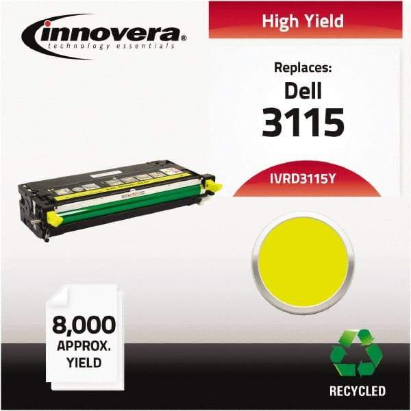 innovera - Yellow Toner Cartridge - Use with Dell 3110CN, 3115CN - Makers Industrial Supply