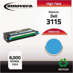 innovera - Cyan Toner Cartridge - Use with Dell 3110CN, 3115CN - Makers Industrial Supply