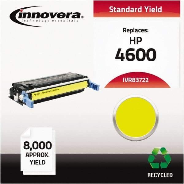 innovera - Yellow Toner Cartridge - Use with HP Color LaserJet 4600, 4650 - Makers Industrial Supply