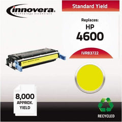 innovera - Yellow Toner Cartridge - Use with HP Color LaserJet 4600, 4650 - Makers Industrial Supply