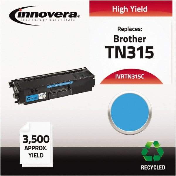 innovera - Cyan Toner Cartridge - Use with Brother HL-4150CDN, HL-4170CDW, HL-4570CDW, HL-4570CDWT, MFC-9460CDN, MFC-9560CDW, MFC-9970CDW - Makers Industrial Supply