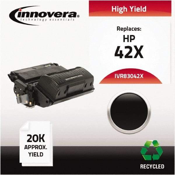 innovera - Black Toner Cartridge - Use with HP LaserJet 4250, 4350 - Makers Industrial Supply