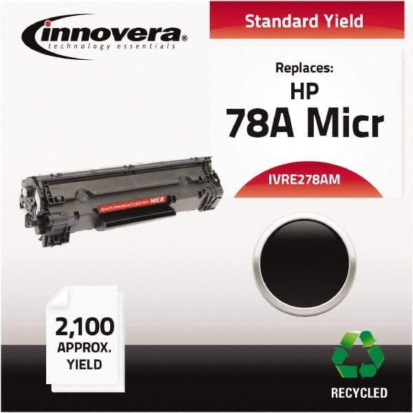 innovera - Black MICR Toner - Use with HP LaserJet Pro M1536DNF, P1566, P1606DN - Makers Industrial Supply