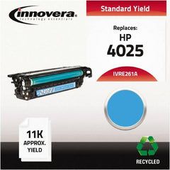 innovera - Cyan Toner Cartridge - Use with HP Color LaserJet Enterprise CP4025DN, CP4025N, CP4520, CP4525, CP4525DN, CP4525N, CP4525XH - Makers Industrial Supply