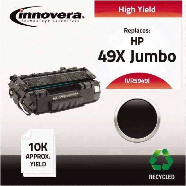 innovera - Black Toner Cartridge - Use with HP LaserJet 1320, 1320N, 1320T, 1320NW, 1320TN, 3390 AIO, 3392 - Makers Industrial Supply