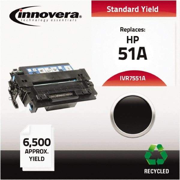 innovera - Black Toner Cartridge - Use with HP LaserJet M3027 MFP, M3027X, M3035 MFP, M3035XS, P3005, P3005D, P3005DN, P3005N, P3005X - Makers Industrial Supply