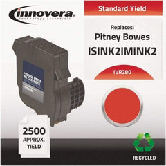 innovera - Red Ink Cartridge - Use with NeoPost IS280, Hasler IM280 - Makers Industrial Supply