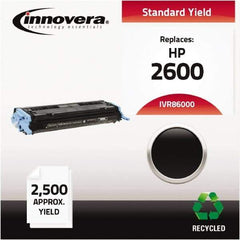 innovera - Black Toner Cartridge - Use with HP Color LaserJet 1600, 2600, CM1015 MFP, CM1017 MFP - Makers Industrial Supply