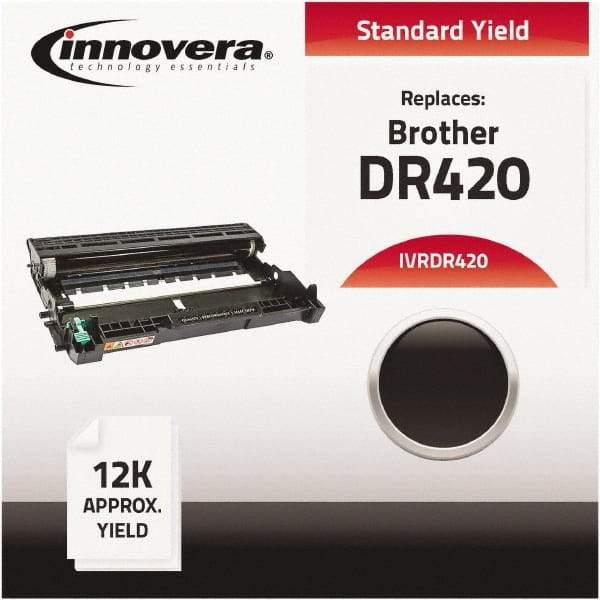 innovera - Black Drum - Use with Brother DCP-7060, 7065DN, HL-2220, 2230, 2280DW, 2240, 2240D, FAX-2840, 2940, MFC-7240, 7360N, 7460DN, 7860DW - Makers Industrial Supply