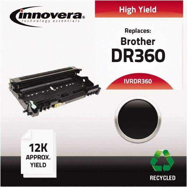 innovera - Black Drum Unit - Use with Brother DCP-7030, 7040, HL-2140, 2150N, 2170W, MFC-7320, 7340, 7345N, 7440N, 7840W - Makers Industrial Supply