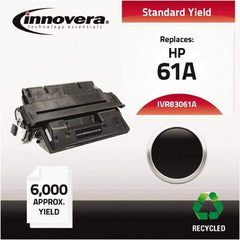 innovera - Black Toner Cartridge - Use with HP LaserJet 4100 - Makers Industrial Supply