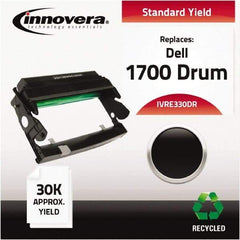 innovera - Black Drum - Use with Dell 1700, 1700N, 1710, 1710N, IBM, Lexmark E320, E322, E322N - Makers Industrial Supply