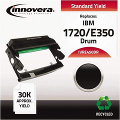 innovera - Black Drum - Use with Dell 1720, 1720DN, IBM, Lexmark E250D, E250DN, E350D, E352DN - Makers Industrial Supply