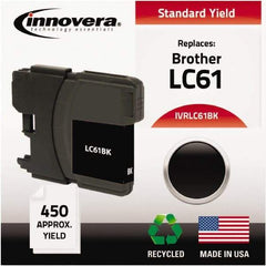 innovera - Black Inkjet Printer Cartridge - Use with Brother DCP-165C, 385C, 585CW, MFC-290C, 490CW, 5490CW, 6490CW, 790CW, 990CW - Makers Industrial Supply