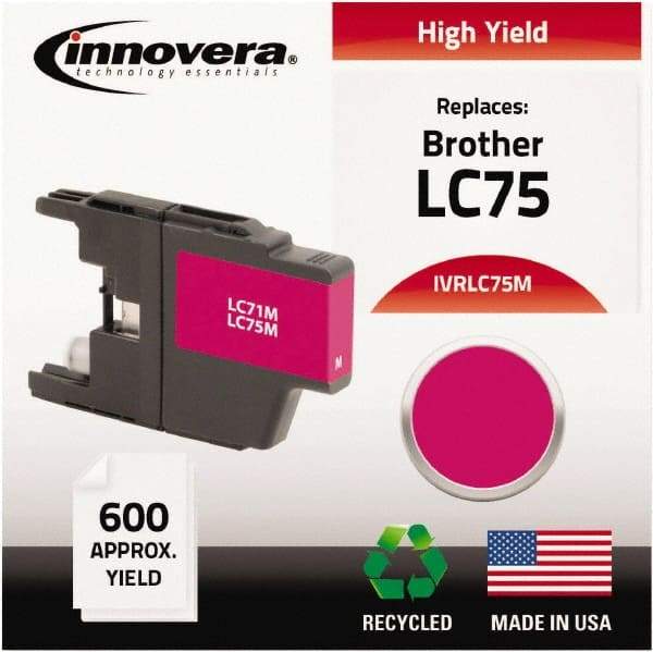 innovera - Magenta Inkjet Printer Cartridge - Use with Brother MFC-J6510DW, MFC-J6710DW, MFC-J6910DW, MFC-J825DW, MFC-J835DW - Makers Industrial Supply