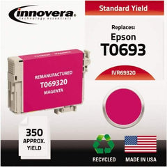 innovera - Magenta Inkjet Printer Cartridge - Use with Epson Stylus C120, CX5000, CX6000, CX7000F, CX7400, CX7450, CX8400, CX9400, NX100, NX200, NX300, NX400, WorkForce 30, 40 - Makers Industrial Supply