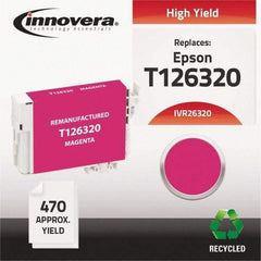 innovera - Magenta Inkjet Printer Cartridge - Use with Epson Stylus NX330, NX430, Workforce 60, 435, 520, 545, 630, 633, 635, 645, 840, 845, 7010, 7510 - Makers Industrial Supply