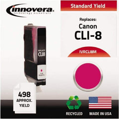 innovera - Magenta Inkjet Printer Cartridge - Use with Canon PIXMA iP3300, iP3500, iP4200, iP4300, iP4500, iP5200, MP500, MP510, MP520, MP530, MP600, MP610, MP800, MP810, MP830, MP950, MP960, MP970, MX700, MX850 - Makers Industrial Supply