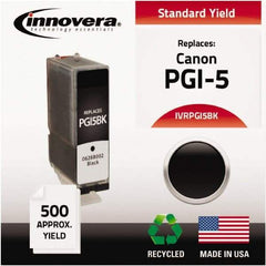 innovera - Black Inkjet Printer Cartridge - Use with Canon PIXMA iP3300, iP3500, iP4200, iP4300, iP4500, iP5200, MP500, MP510, MP520, MP530, MP600, MP610, MP800, MP810, MP830, MP950, MP960, MP970, MX700, MX850 - Makers Industrial Supply