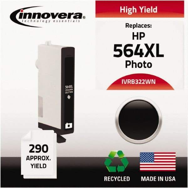 innovera - Inkjet Printer Cartridge - Use with HP Photosmart 5510, 5514, 6510, B8550, B8553, B8558, C6340, C6350, C6380, C6383, D5460, D7560, HP Photosmart Plus B209A, B209B, B209C, Premium Touchsmart C309, C309n, C310, Photosmart Premium Fax All-In-One - Makers Industrial Supply