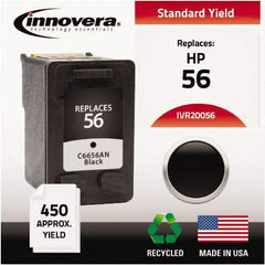 innovera - Black Ink Cartridge - Use with HP Deskjet 450, 5150, 5550, 5650, 5850, 9650, 9670, 9680, Digital Copier Printer 410, Officejet 6110 - Makers Industrial Supply